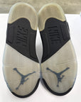 AIR JORDAN 5 BLACK METALLIC REIMAGINED - SIZE 10.5 (WORN)