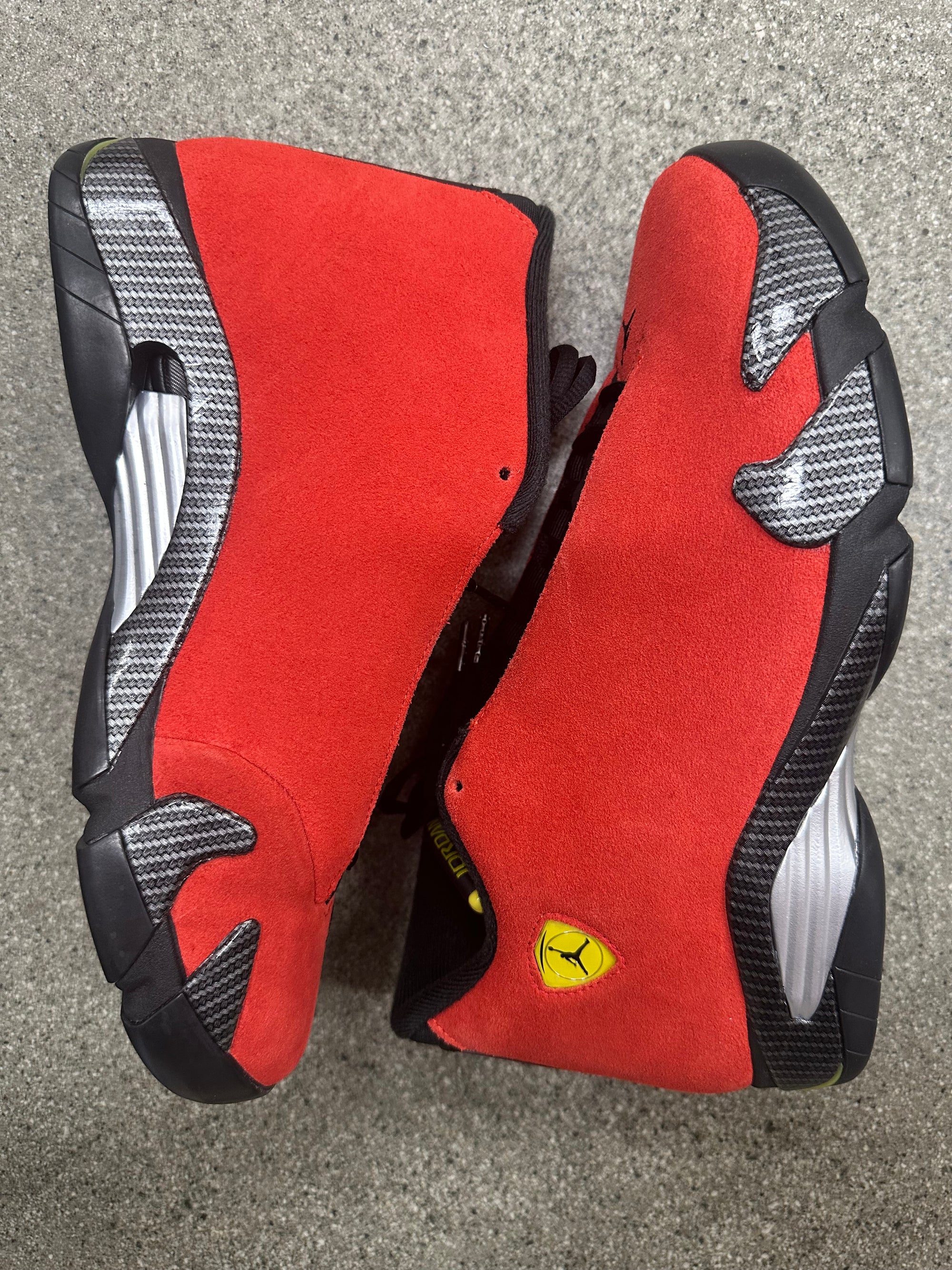 AIR JORDAN 14 FERRARI 2025 - SIZE 10 (WORN)