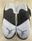 AIR JORDAN 5 REIMAGINED BLACK METALLIC - SIZE 9.5 (WORN) - SUPER CLEAN