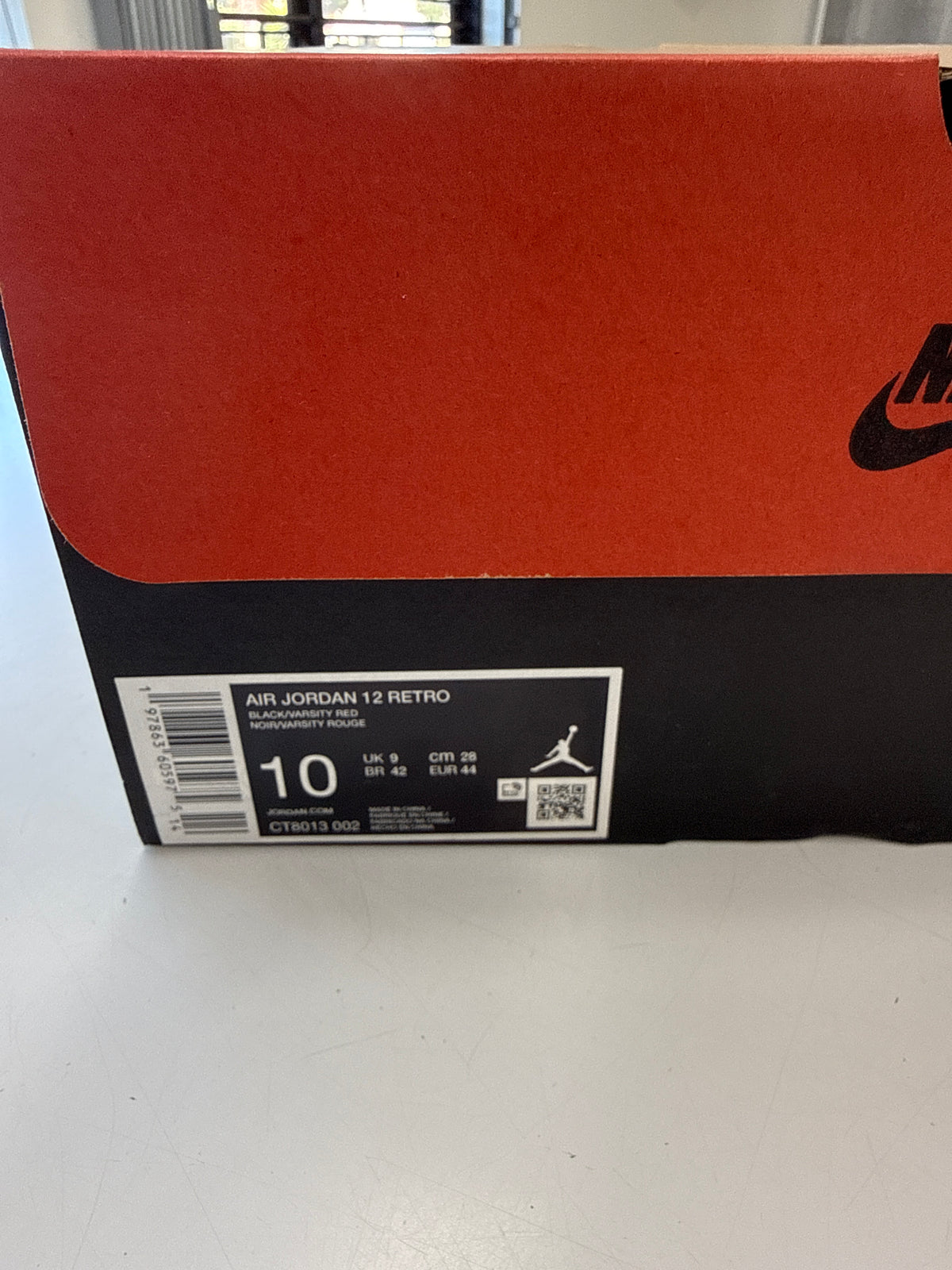 AIR JORDAN 12 FLU GAME 2025 - SIZE 10 (WORN)