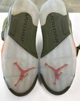 AIR JORDAN 5 OLIVE 2024 - SIZE 9.5 (WORN)
