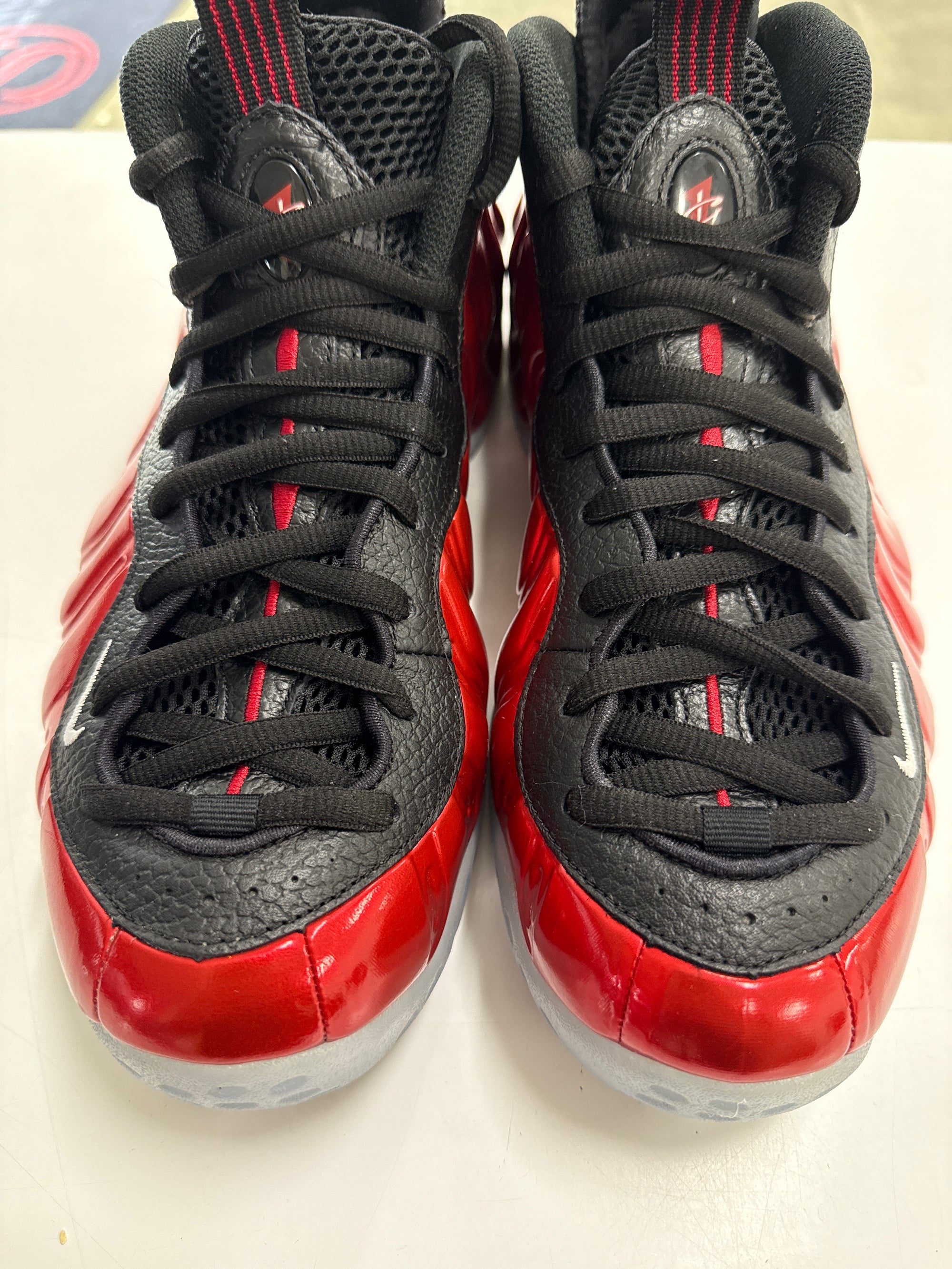 AIR FOAMPOSITE ONE METALLIC RED 2023 - SIZE 11 (WORN)