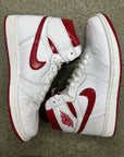 AIR JORDAN 1 HIGH 2017 METALLIC RED - SIZE  9 (WORN)