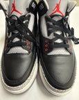 AIR JORDAN 3 BLACK CEMENT 2024 - SIZE 10 (WORN)
