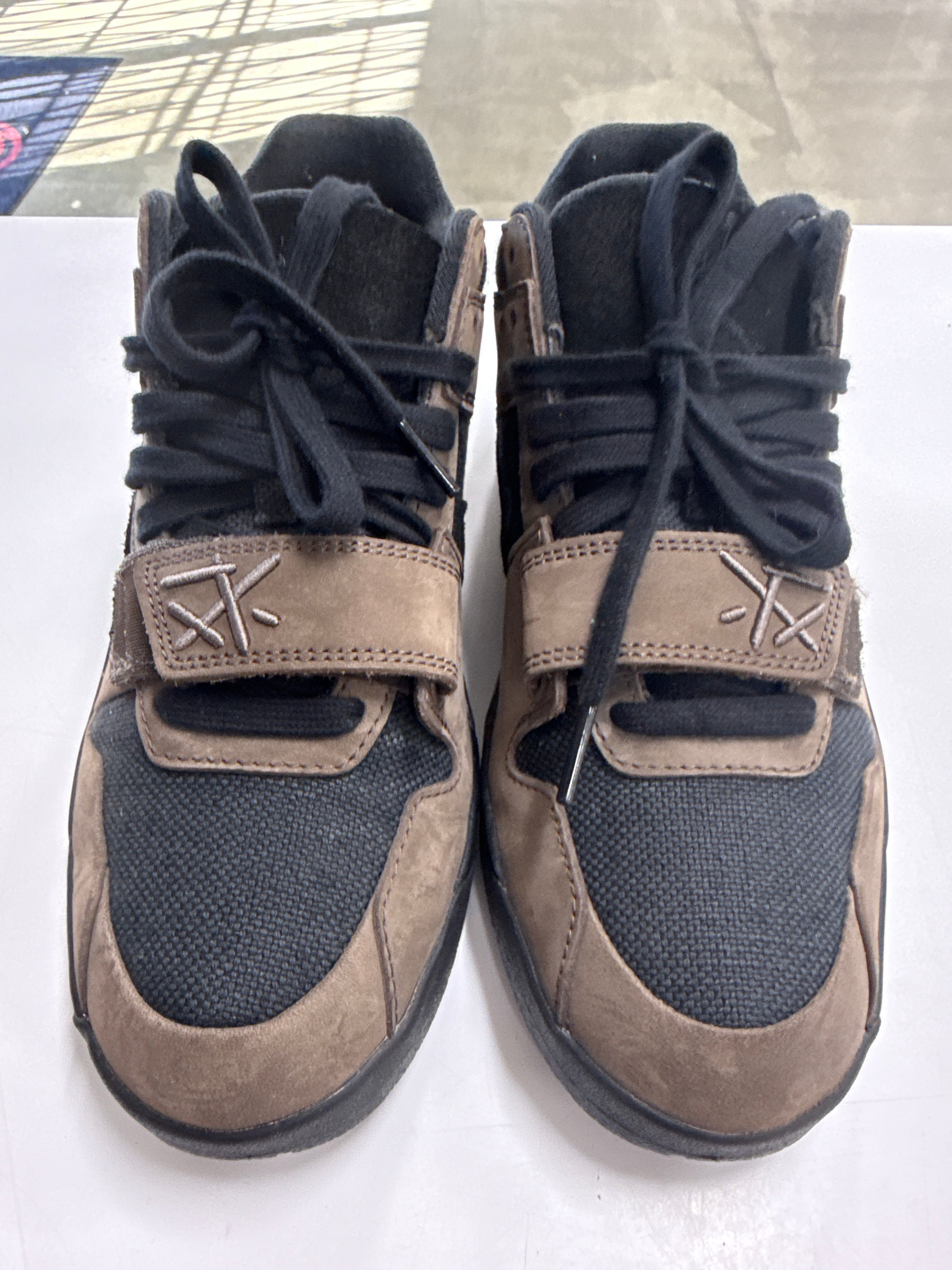 モカ JORDAN JUMPMAN JACK TRAVIS SCOTT DARK MOCHA - SIZE 8.5 (WORN