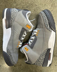 AIR JORDAN 3 COOL GREY - SIZE 8 (WORN)