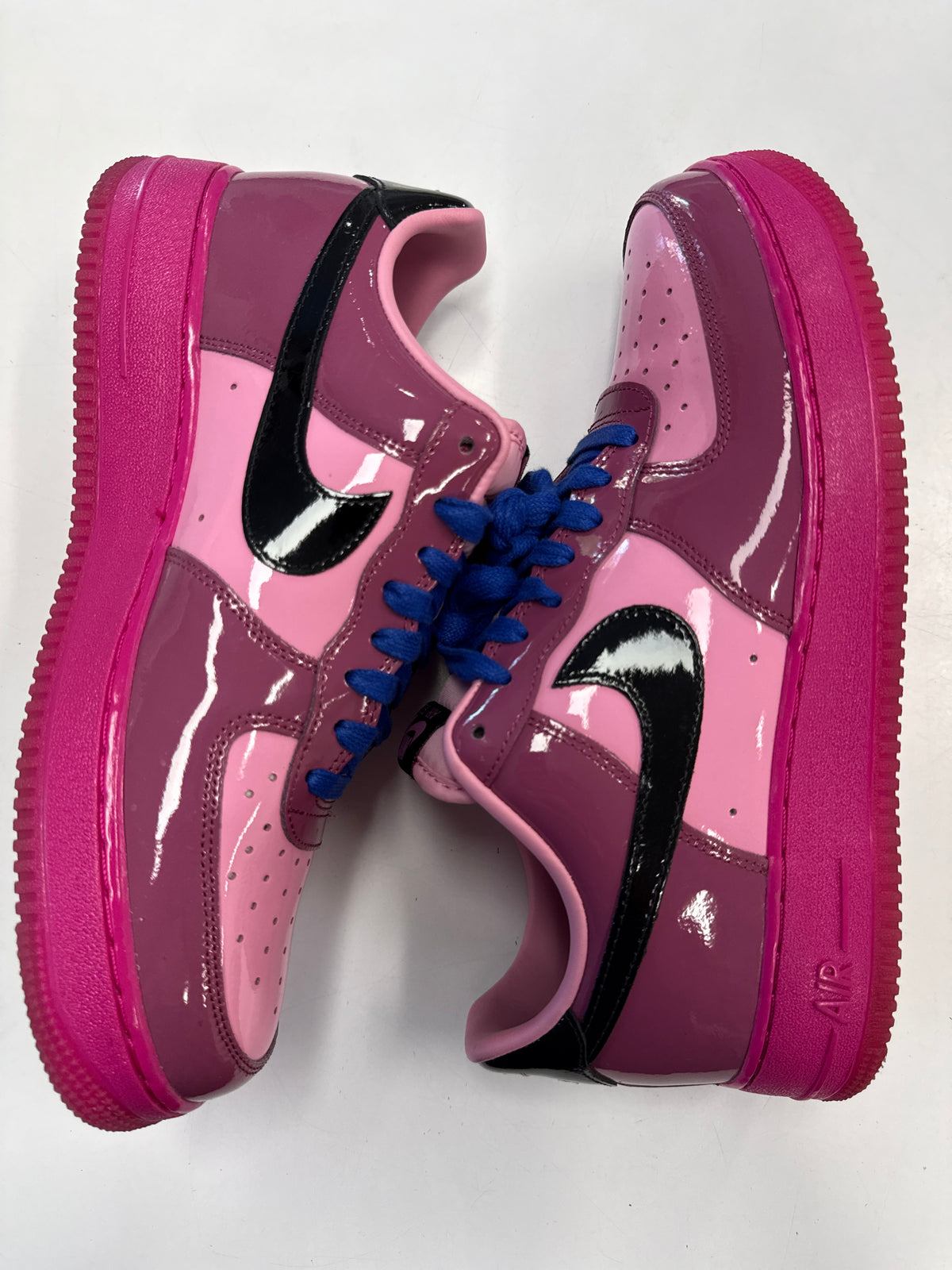 AIR FORCE 1 LOW PINK COOLER MULBERRY ROSE - SIZE 10.5 (WORN)