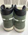 AIR JORDAN 1 HIGH CLAY GREEN - SIZE 9 (WORN)
