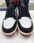 AIR JORDAN 1 HIGH BLACK TOE REIMAGINED - SIZE 12 (WORN)