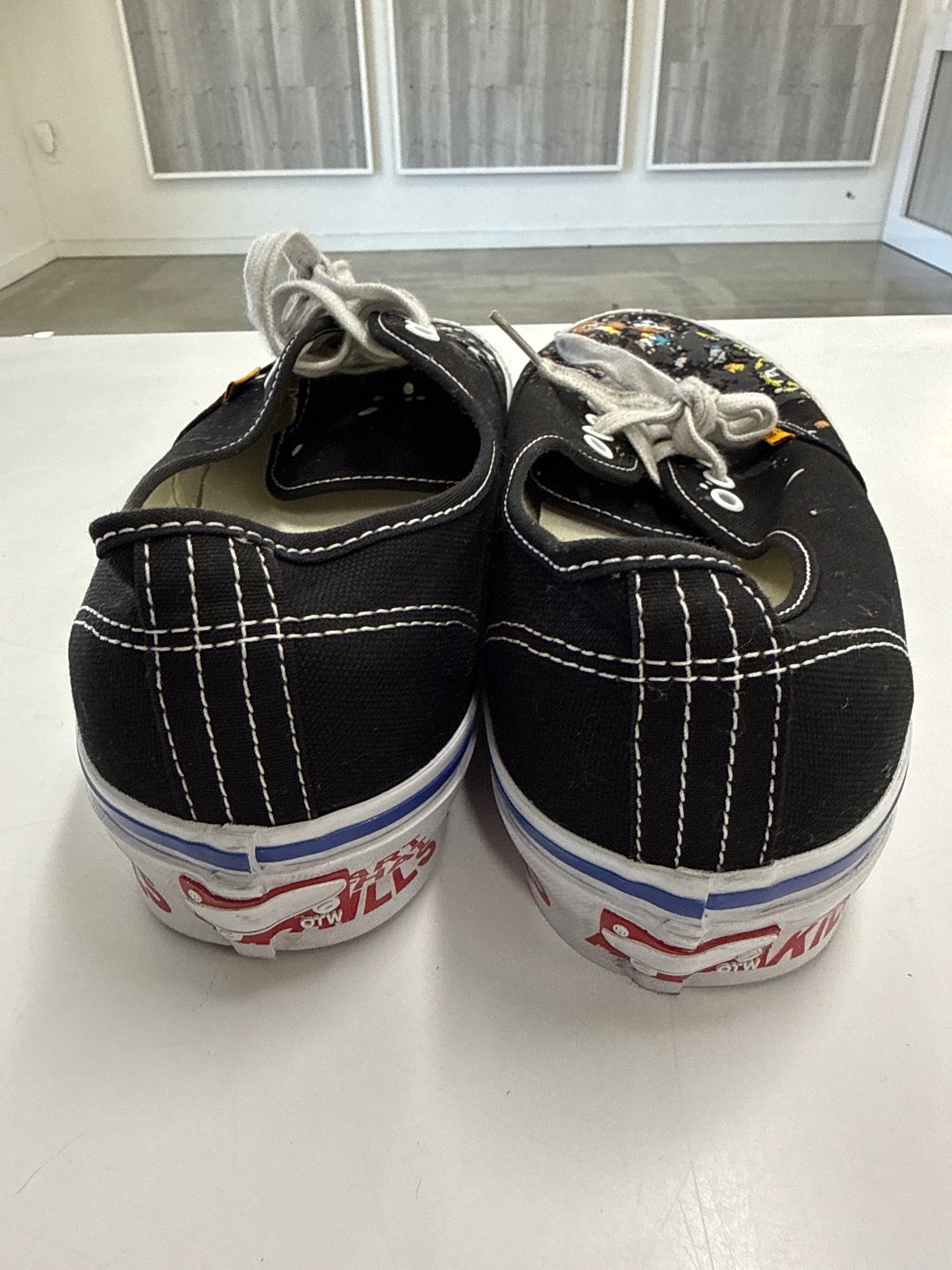 VANS AUTHENTIC REISSUE 44 GALLERY DEPT. ART THAT KILLS BLACK - SIZE 11.5 (WORN)