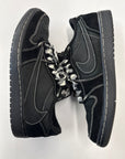 AIR JORADAN 1 LOW TRAVIS SCOTT PHANTOM - SIZE 8 (WORN)