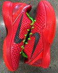 KOBE 6 PROTRO REVERSE GRINCH - SIZE 9 (WORN)