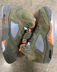 AIR JORDAN 5 OLIVE 2025 - SIZE 12 (WORN)