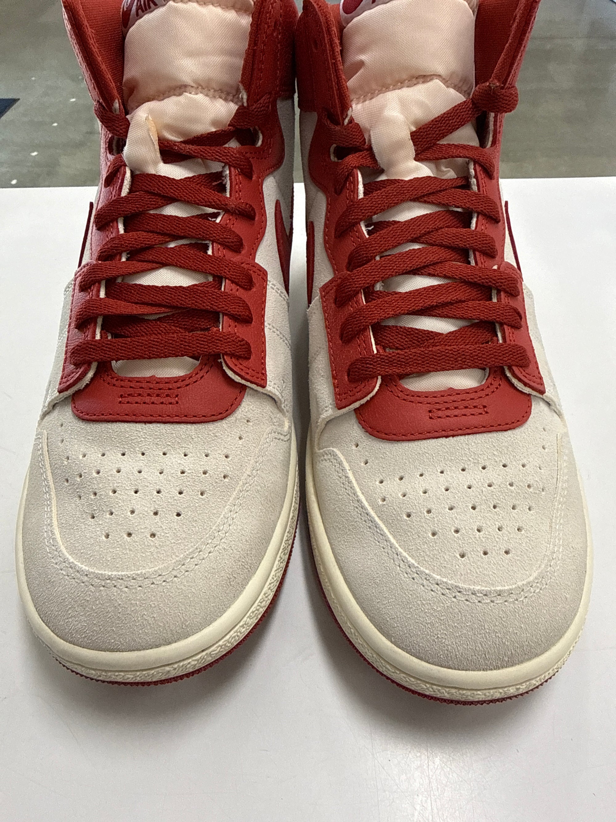 AIR JORDAN AIR SHIP PE EVERY GAME DUNE RED - SIZE 10 (WORN) - SUPER CLEAN