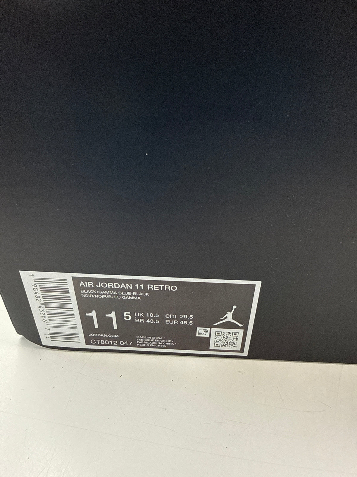 AIR JORDAN 11 GAMMA BLUE 2025 - SIZE 11.5 (WORN)
