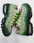 AIR MAX 95 BIG BUBBLE DUCKS OF FEATHER OREGON DUCKS THE WOODS - SIZE 8.5 (WORN)