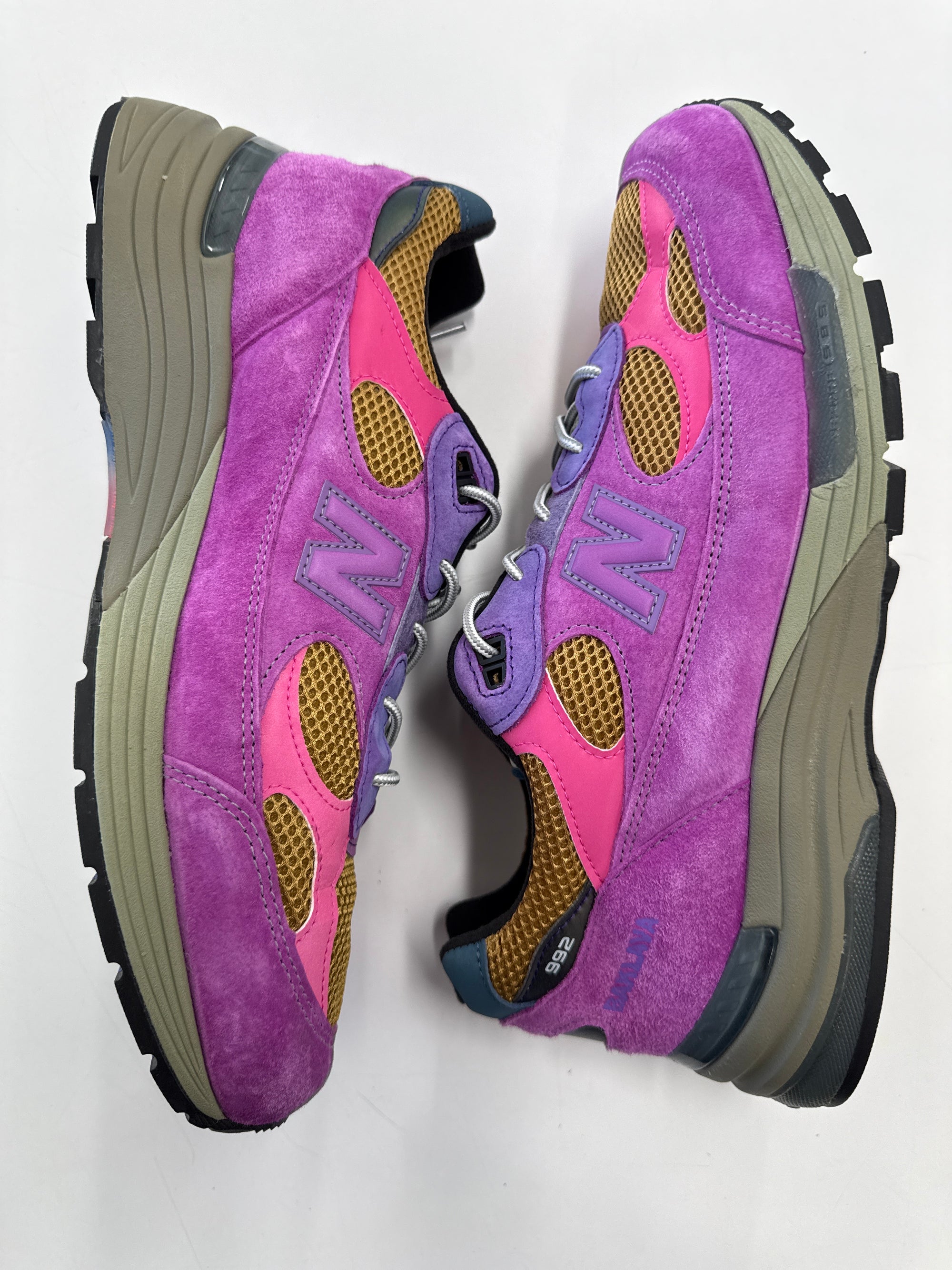 NEW BALANCE 992 MIUSA ACTION BRONSON DIGITAILS PURPUREA - SIZE 12 (WORN)