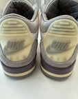 WMNS AIR JORDAN 3 A MA 3 WHITE - SIZE W12.5 M11 (WORN)