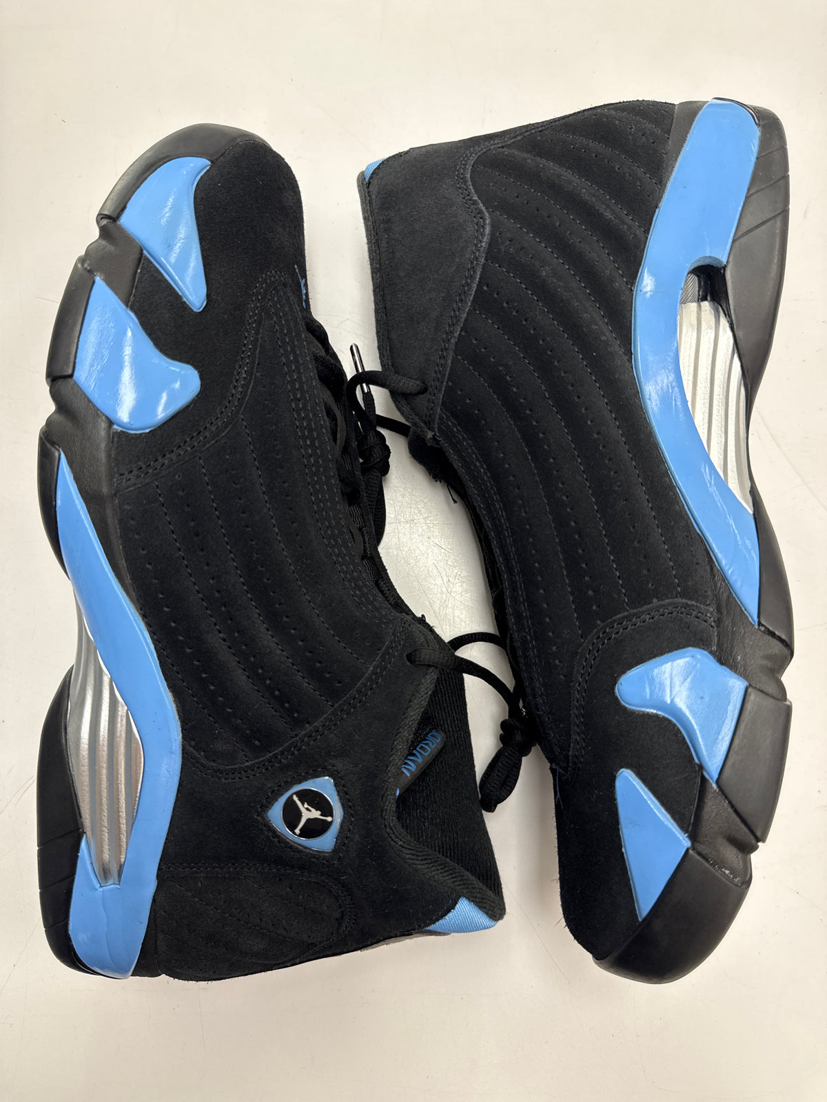 AIR JORDAN 14 BLACK UNIVERSITY BLUE 2026 - SIZE 12 (WORN) - SUPER CLEAN