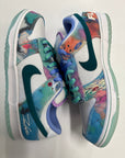 SB DUNK LOW OG QS FUTURA BLEACHED CORAL - SIZE 10 (WORN)