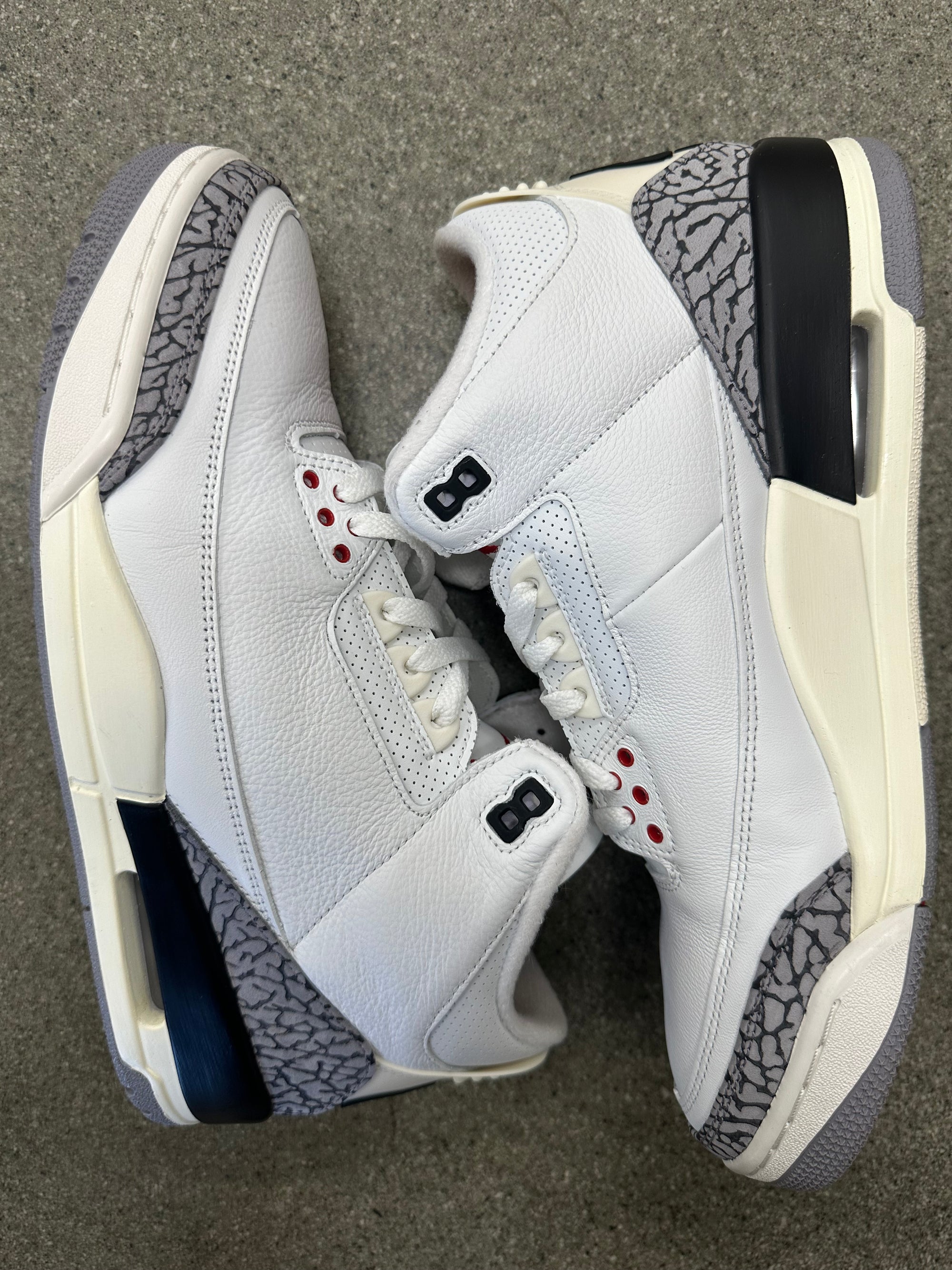 AIR JORDAN 3 REIMAGINED - SIZE 12 (WORN) (SUPER CLEAN)
