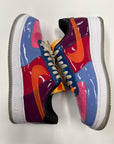 AIR FORCE 1 L0W UNDEFEATED MULTI-PATENT TOTAL ORANGE - SIZE 10.5 (WORN)