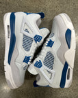 AIR JORDAN 4 MILITARY BLUE 2024 - SIZE 9 (WORN) - SUPER CLEAN