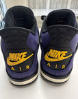 AIR JORDAN 4 LAKERS - SIZE 12 (WORN) - SUPER CLEAN