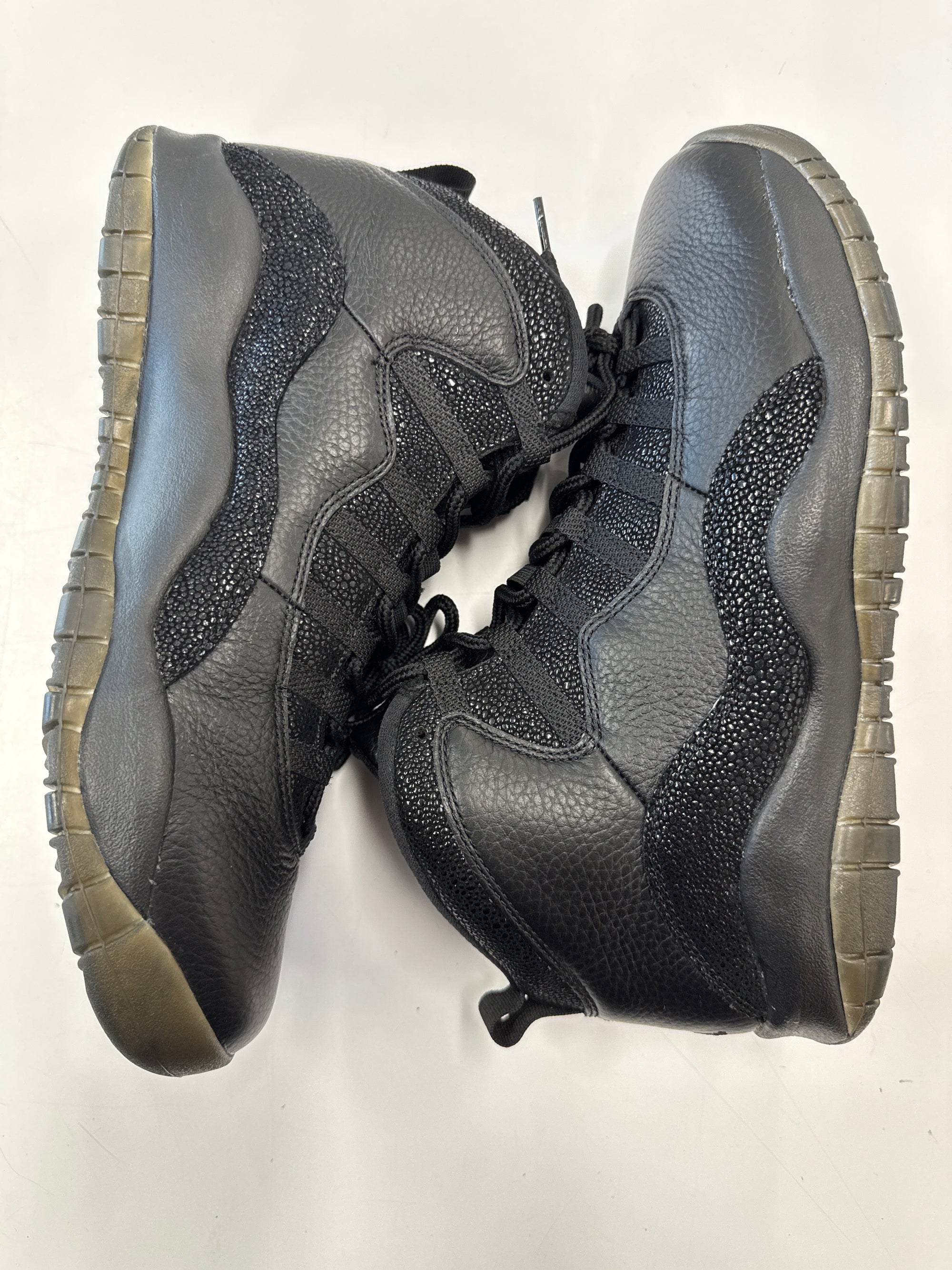 AIR JORDAN 10 OVO BLACK - SIZE 12 (WORN)