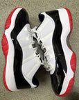 AIR JORDAN 11 LOW CONCORD BRED - SIZE 10 (WORN) - SUPER CLEAN