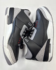 AIR JORDAN 3 BLACK CEMENT 2024 - SIZE 11 (WORN)