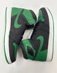 AIR JORDAN 1 HIGH PINE GREEN BLACK - SIZE 11 (WORN)