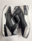 AIR JORDAN 3 BLACK CEMENT 2024 - SIZE 10 (WORN)