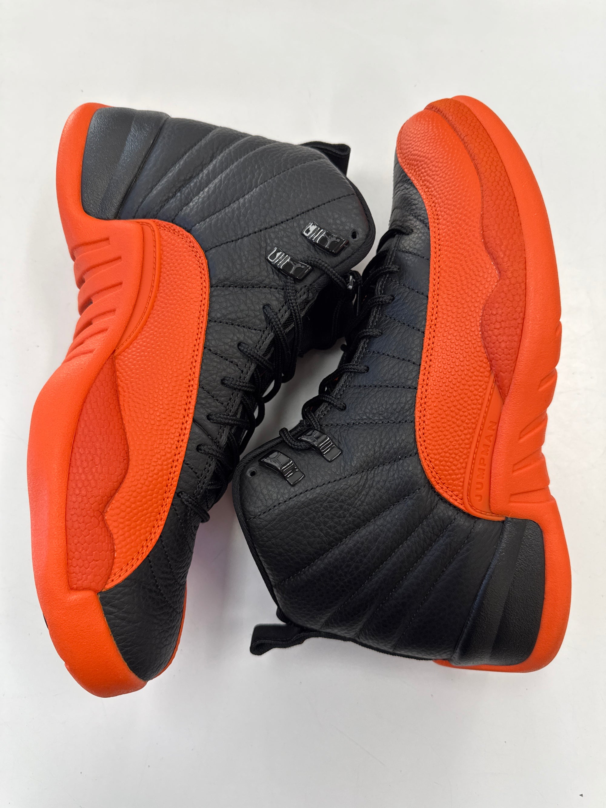 WMNS AIR JORDAN 12 WNBA ALL STAR BRILLIANT ORANGE - SIZE W12 M10.5 (WORN)
