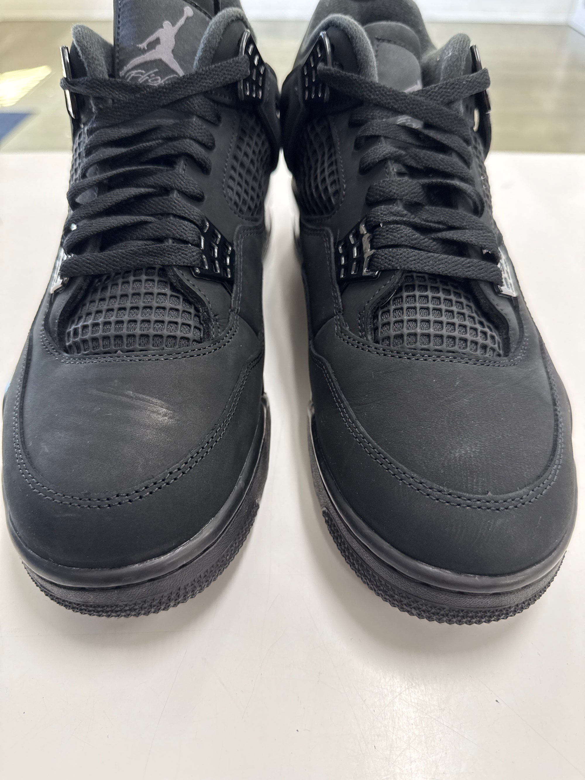 AIR JORDAN 4 BLACK CAT 2025 - SIZE 12 (WORN) - SUPER CLEAN