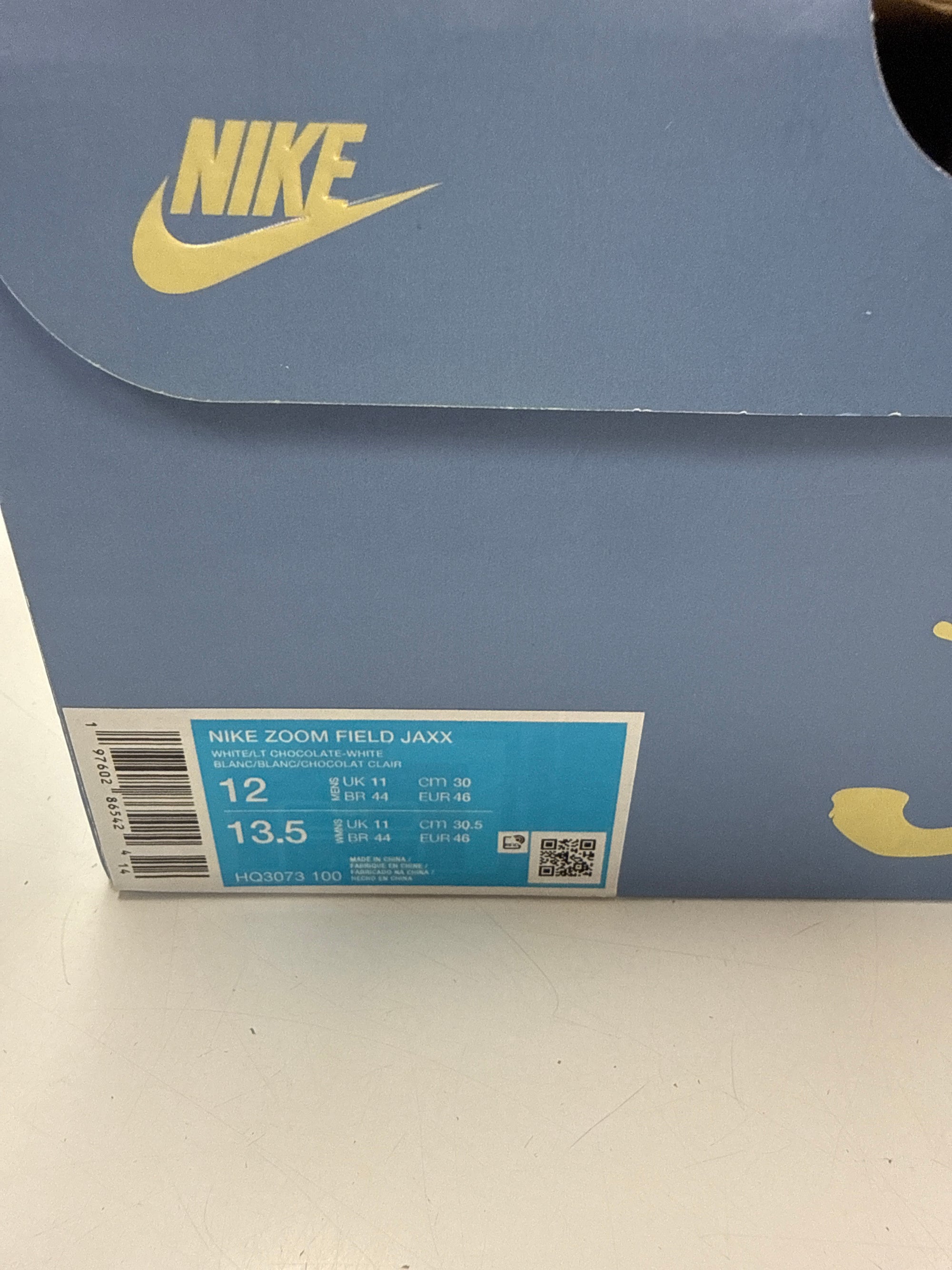 ZOOM FIELD JAXX TRAVIS SCOTT LIGHT CHOCOLATE - SIZE 12 (WORN)