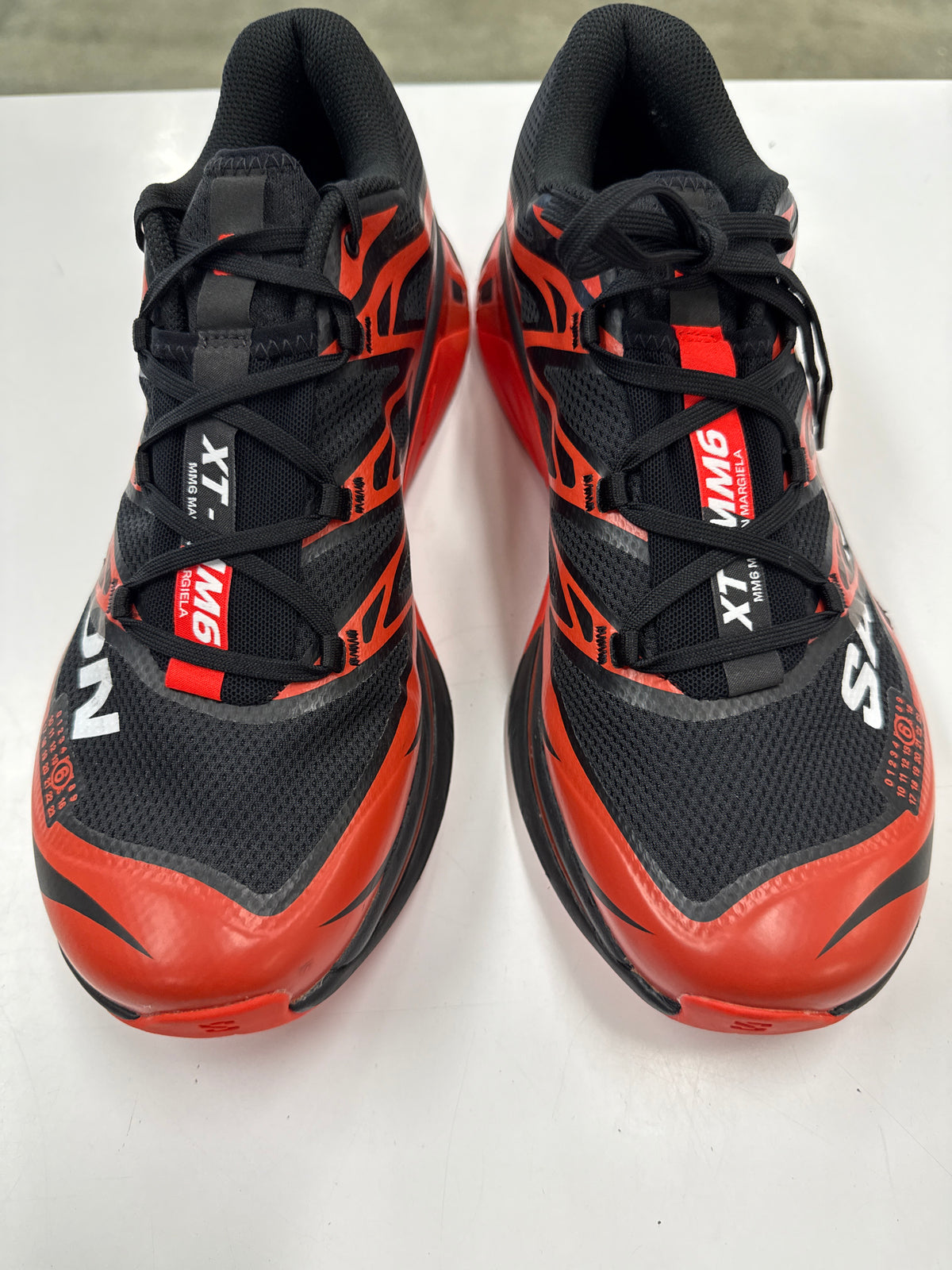 SALOMON XT-MM-6 MARGIELA BLACK CHERRY TOMATO - SIZE 10.5 (WORN)