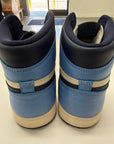 AIR JORDAN 1 HIGH OBSIDIAN - SIZE 12 (WORN)