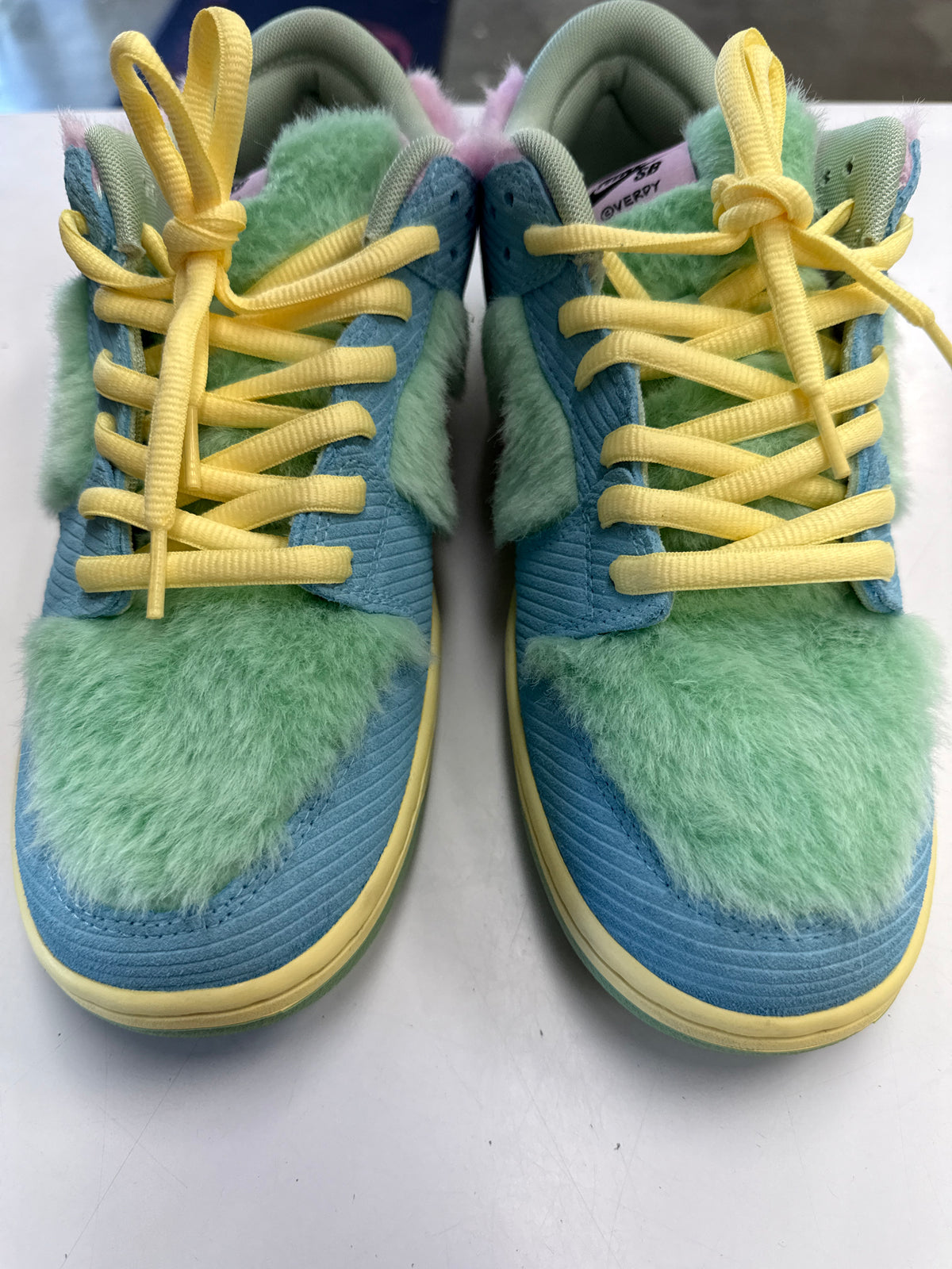 SB DUNK LOW PRO QS VERDY VISTA - SIZE 11.5 (WORN)