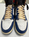 AIR JORDAN 1 HIGH UNION STORM BLUE - SIZE 10 (WORN)