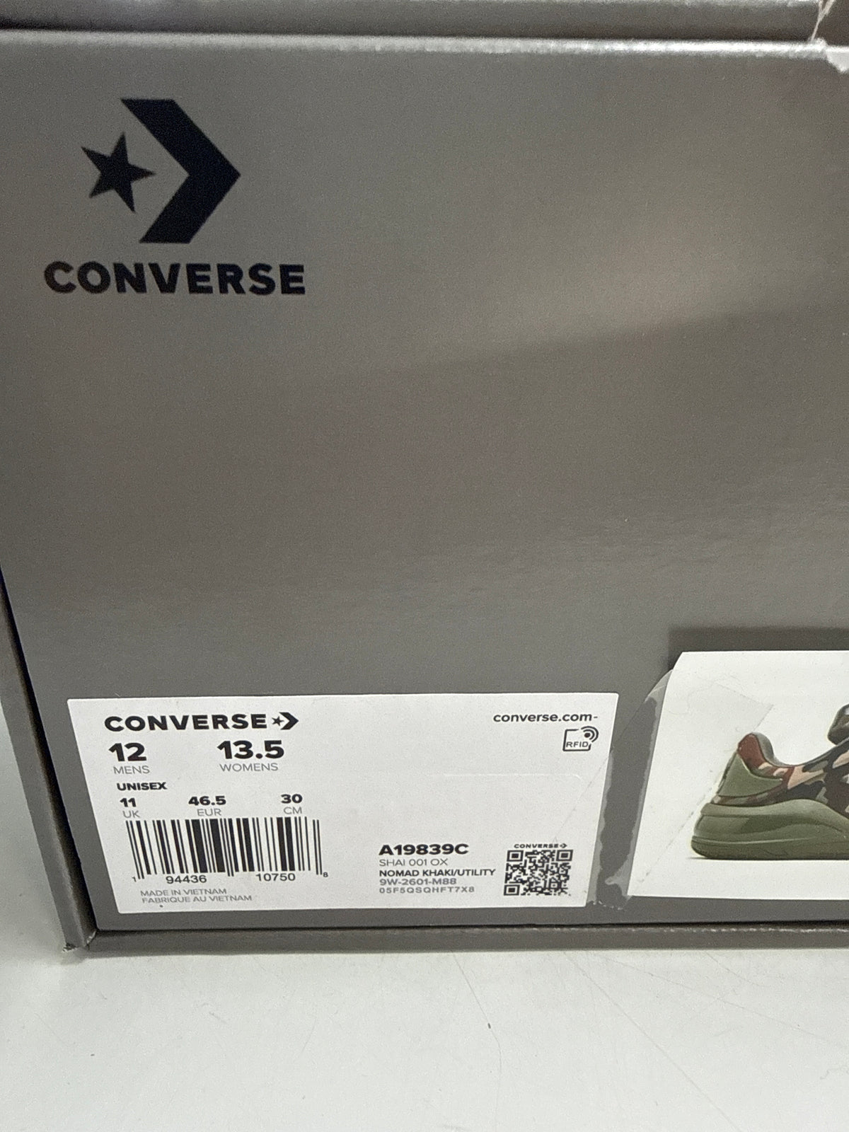 CONVERSE SHAI 001 ECHO - SIZE 12 (WORN)
