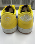 WMNS AIR JORDAN 1 LOW TRAVIS SCOTT CANARY - SIZE 12W 10.5M (WORN) - SUPER CLEAN