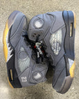 OFF WHITE AIR JORDAN 5 MUSLIN - SIZE 10 (WORN)