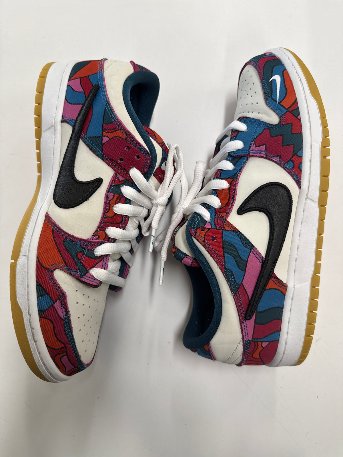 SB DUNK LOW PRO PARRA ABSTRACT ART 2021 - SIZE 10 (WORN) - SUPER CLEAN