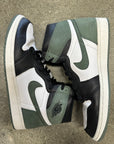 AIR JORDAN 1 HIGH CLAY GREEN - SIZE 13 (WORN) - SLIGHTLY DAMAGED BOX