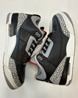 AIR JORDAN 3 BLACK CEMENT 2018 - SIZE 12 (WORN)