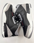 AIR JORDAN 3 BLACK CEMENT 2024 - SIZE 10.5 (WORN)