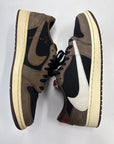AIR JORDAN 1 LOW TRAVIS SCOTT MOCHA - SIZE 12 (WORN)