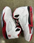 AIR JORDAN 5 FIRE RED BLACK TONGUE 2025 - SIZE 11 (WORN) - SUPER CLEAN