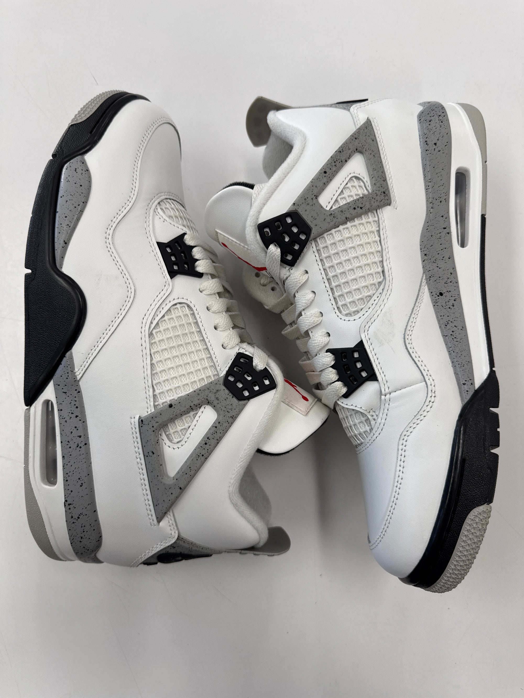 AIR JORDAN 4 WHITE CEMENT 2025 - SIZE 11 (WORN) - SUPER CLEAN